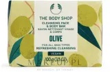Мыло для лица и тела The Body Shop Olive Cleansing Face & Body Bar с оливой, 100 г — фото 1