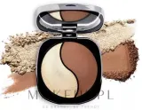 NEO Make Up Rozświetlający puder brązujący do twarzy - Бронзирующая пудра-хайлайтер NEO Bronzing Highlighting Powder Tulum Sun Set, 6 г, оттенок 01 - Hot Chocolate — фото 2