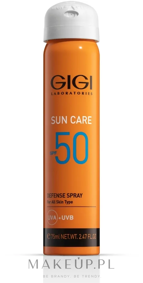 Спрей для тела Gigi Sun Care Defense SPF 50 солнцезащитный компактный 75 мл