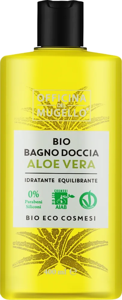 Органический гель для душа Officina Del Mugello Bio Aloe Vera, 400 мл