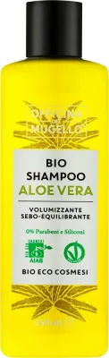 Шампунь Officina Del Mugello Aloes с соком алоэ вера и экстрактом льна для кудрявых волос, 250 мл, Италия
