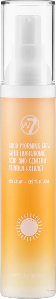 Крем для лица W7 Good Morning Glow дневной с гиалуроновой кислотой 50 мл