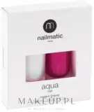 Набор Nailmatic Aqua Polish + Base лак для ногтей на водной основе 8 мл и база 8 мл, оттенок Camelia — фото 1