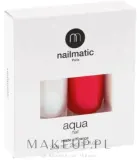 Набор Nailmatic Aqua Polish + Base лак для ногтей на водной основе 8 мл и база 8 мл, оттенок Poppy — фото 1