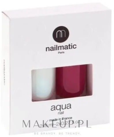 Набор Nailmatic Aqua Polish + Base лак для ногтей на водной основе 8 мл и база 8 мл, оттенок Rosemay