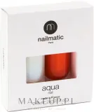 Набор Nailmatic Aqua Polish + Base лак для ногтей на водной основе 8 мл и база 8 мл, оттенок Capucine — фото 1