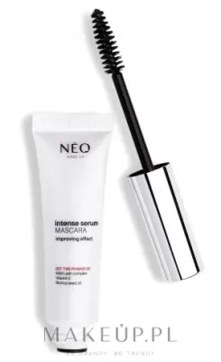 Тушь для ресниц NEO Make Up Intense Serum Mascara для объёма и длины, кремовая текстура, 9 мл