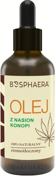 Масло семян конопли Bosphaera Hemp Seed Oil для лица тела и волос