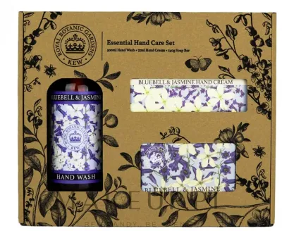 Набор The English Soap Company Bluebell & Jasmine мыло 240 г крем для рук 75 мл и жидкое мыло 500 мл