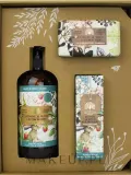 Набор The English Soap Company мыло крем и гель для рук и тела с жасмином и лесной клубникой 190 г+75+500 мл — фото 2