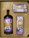 Набор The English Soap Company мыло крем и гель для рук и тела с английской лавандой 190 г+75+500 мл — фото 2
