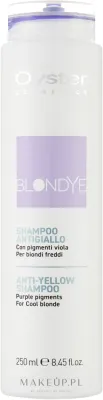 Шампунь Oyster Cosmetics Blondye против жёлтого оттенка с гиалуроновой кислотой и черникой