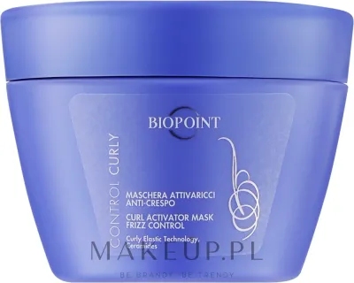 Маска для вьющихся волос Biopoint Control Curly для упругости локонов, керамиды, льняное масло, аминокислоты пшеницы, 200 мл