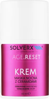 Ночной крем-маска для лица с церамидами Solverx Age Reset Cream-Mask