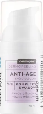 Solverx Dermopeel Peeling Anti-Age кислотный дермопилинг 30% для зрелой и требующей омоложения кожи 30 мл