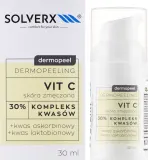 Solverx Dermopeel Peeling Vit C кислотный дермопилинг 30% с тремя формами витамина C и PHA 30 мл — фото 2
