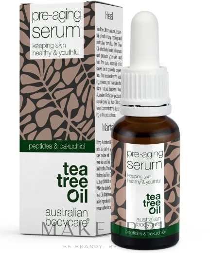 Профилактическая сыворотка для лица Australian Bodycare Pre-Aging с бакучиолом и ниацинамидом 30 мл