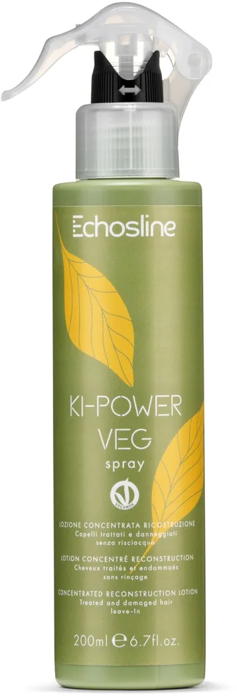 Лосьон для волос Echosline Ki-Power Veg Spray несмываемый концентрированный для поврежденных волос 200 мл