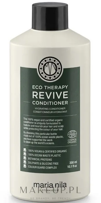 Разглаживающий кондиционер против пушистости волос Maria Nila Eco Therapy Revive Conditioner, 100 мл