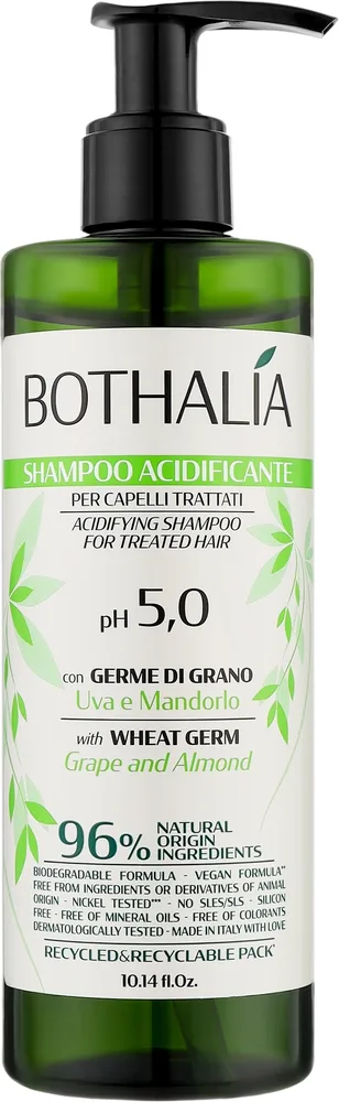 Шампунь Brelil Bothalia Acid для окрашенных волос с экстрактом винограда и миндаля, 300 мл, Италия