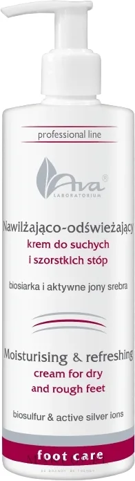 Крем для стоп Ava Laboratorium Professional Line увлажняющий и освежающий, для сухой и грубой кожи, 200 мл