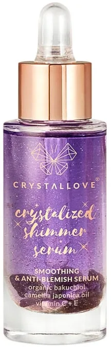 Сыворотка для лица Crystallove с аметистом и бакучиолом на растительных маслах 30 мл