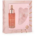 Набор Crystallove Rose Quartz масляная сыворотка с бакучиолом и бисабололом и гуаша из розового кварца 30 мл — фото 2