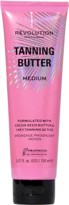 Масло для тела автозагар Makeup Revolution Tanning Butter Medium с ароматом какао 150 мл