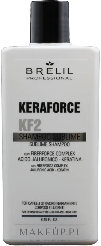 Шампунь Brelil Sublime Keraforce с кератином, гиалуроновой кислотой, протеинами пшеницы и сои, 1000 мл, Италия