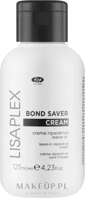 Крем для волос Lisap Lisaplex Bond Saver защитный, разглаживающий, с растительными протеинами, веган, 125 мл