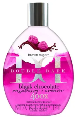 Tan Incorporated Brown Sugar Double Dark Black Chocolate Raspberry Cream 400X Plateau Busting Bronzer Tanning Lotion - Бальзам для загара в солярии Brown Sugar Double Dark Black Chocolate Raspberry Cream 400X с маслом малины, ванилью и купуасу, 400 мл