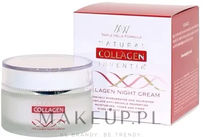 Крем для лица ночной Natural Collagen Inventia с коллагеном 50 мл