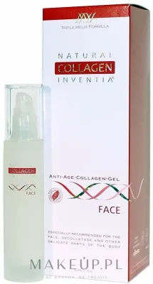Коллагеновый гель для лица Natural Collagen Inventia с коллагеном эластином и молочной кислотой