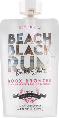Крем для солярия Tan Asz U Beach Black Rum Double Shot 400X тёмный бронзер 100 мл