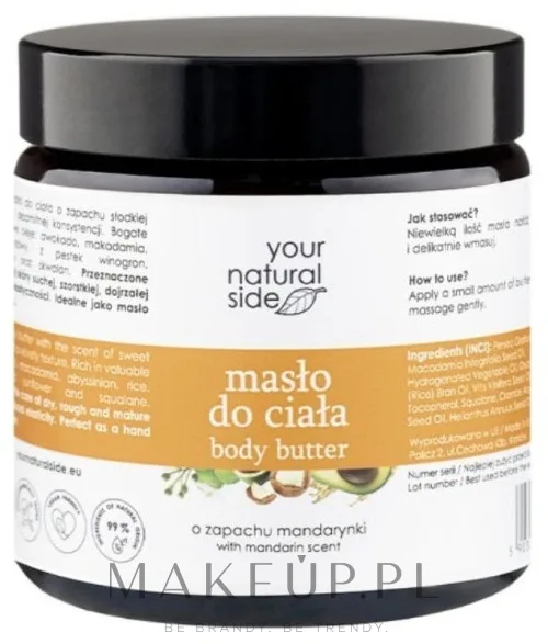 Масло для тела Your Natural Side с ароматом мандарина для сухой кожи