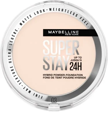 Maybelline New York Podkład w pudrze - Пудровая тональная основа Maybelline SuperStay 24HR Hybrid матирующая, 9 г