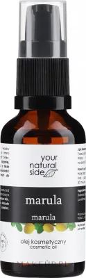 Масло для тела Your Natural Side Marula Organic натуральное марула для сухой кожи 30 мл