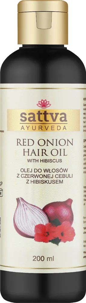 Масло для волос с красным луком и гибискусом Sattva Red Onion Hair Oil