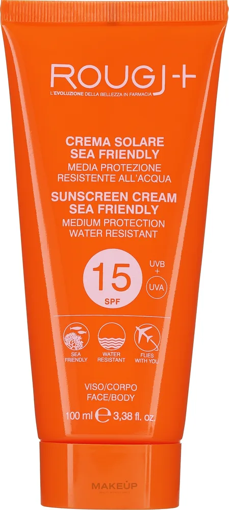 Крем для лица и тела солнцезащитный Rougj+ Sun Cream SPF15 100 мл