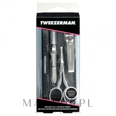 Маникюрный набор Tweezerman G.E.A.R. Essential Grooming Kit 4 предмета нержавеющая сталь