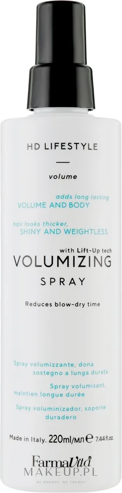 Спрей для объёма волос средней фиксации Farmavita Volumizing Spray, 220 мл