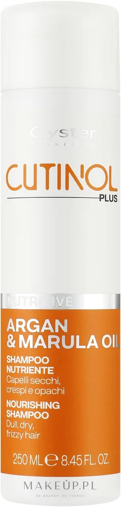 Oyster Cosmetics Oyster Cutinol Plus Argan & Marula Oil Nourishing Shampoo - Шампунь Oyster Cutinol Plus с аргановым маслом, маслом марулы и мочевиной, 1000 мл, Италия