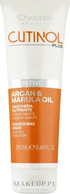 Oyster Cosmetics Oyster Cutinol Plus Argan & Marula Oil Nourishing Hair Mask - Маска для волос Oyster Cutinol Plus для сухих волос, аргановое масло, масло марулы, аминокислоты