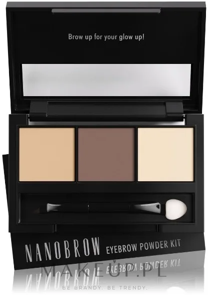 Палетка теней для бровей Nanobrow Eyebrow Powder Kit, оттенок Light
