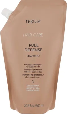Шампунь Lakme Teknia Full Defense с маслом эвкалипта и молочной кислотой, защита волос, 600 мл, Испания