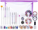 Набор Rio-Beauty Nail Art Starter Kit кисти аксессуары и декор для дизайна ногтей — фото 1