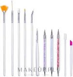 Набор Rio-Beauty Nail Art Starter Kit кисти аксессуары и декор для дизайна ногтей — фото 3