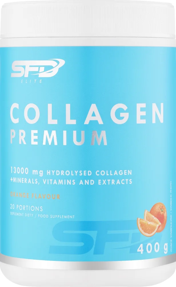 БАД SFD Nutrition / Collagen Premium Orange, коллаген, МСМ, глюкозамин, апельсин