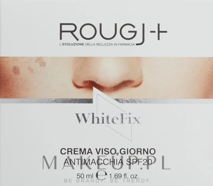 Крем для лица дневной Rougj+ WhiteFix SPF20 с гликолевой кислотой 50 мл