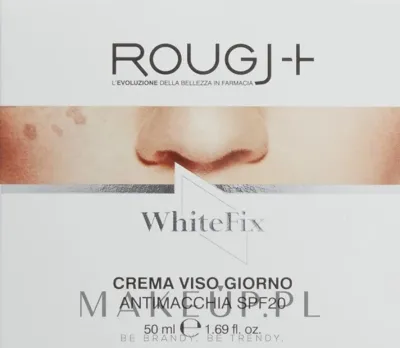 Крем для лица дневной Rougj+ WhiteFix SPF20 с гликолевой кислотой 50 мл
